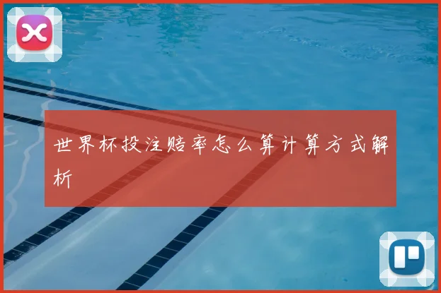 世界杯投注赔率怎么算计算方式解析
